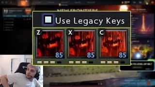 Arteezy explains why he still uses Legacy Keys