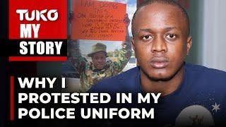 Kenyan police officer speaks about his life after joining the Gen Z protests  Tuko TV