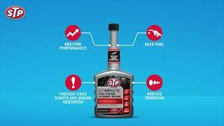 Pour in a bottle of STP Complete Fuel System Cleaner and feel the difference.