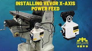 Vevor power feed x axis