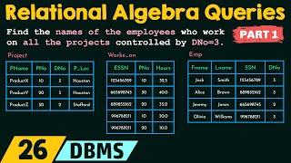 Relational Algebra Queries Part 1