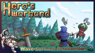 Promising & Fun Wave-survival Autobattler Roguelite with Permadeath  Check it Out  Heros Warband