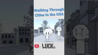 Walking Through A City in the USA #animation #cartoon #funny #portland #homeless #shorts