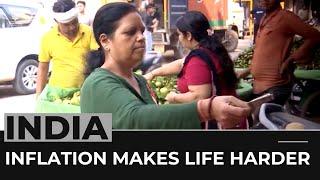 Single mother struggles to make ends meet as Indias inflation rises