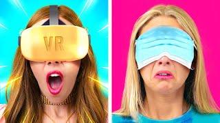 RICH GAMER VS BROKE GAMER - Body SWITCHHow to Become Popular - Funny Situations by La La Life Games