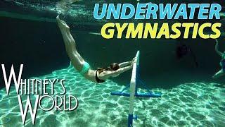 Unterwasser -Gymnastik  Whitney & Blakely Bjerken
