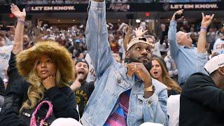 LeBron James gets standing ovation while courtside for Cavs vs Celtics Game 4 