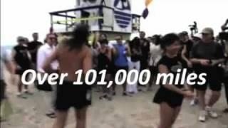Running in spite of Joint Pain. Raven Runs 100000 Miles on Miami Beaches