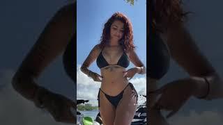 Malu Trevejo shows off body in bikini