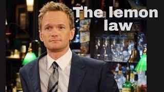 The Lemon Law HIMYM  S01 E08  Barney Stinson  Ted Mosby