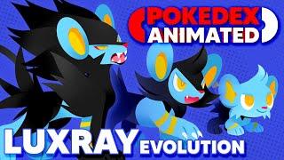 Pokedex Animated - Luxray Evolution