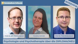 DIPLOMAMEU Mit dem Master Psychotherapeutin werden nach dem alten PsychThG  INTERVIEW