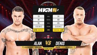 HIGH League 3 FREE FIGHT Alan „Alanik” Kwieciński vs. Denis „Bad Boy” Załęcki