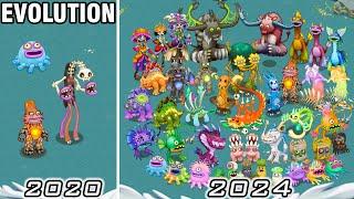 Bone Island Evolution - All Common Rare & Epic Monsters  My Singing Monsters