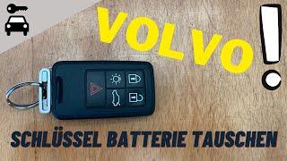 Volvo Schlüssel Batterie tauschen 1