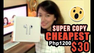 CHEAPEST Fake Airpods 2  Unboxing Airpods  Quick Review  super copy