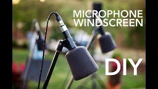 DIY amazing microphone windscreen