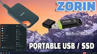 How to create a portable Linux Zorin USB drive