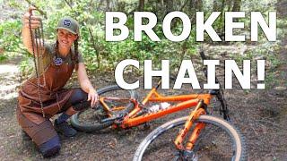 DONT LET A BROKEN CHAIN RUIN YOUR RIDE fix a chain with and without quick link  Syd Fixes Bikes