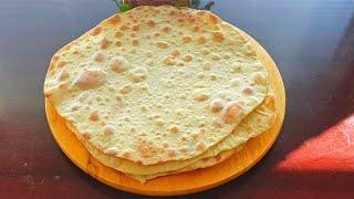 طرز تهیه نان لواش خانگی  How To Bake Homemade Lavash Bread