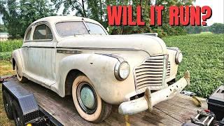 1941 BUICK Sitting For 38 YEARS  Will It RUN? - NNKH