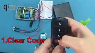 How to use New Red light remote control Duplicator Key Fob copy CAME Top 432NA