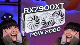 STYLE AND POWER With ASRock AMD Radeon 7900 XT Phantom Gaming White GPU - Unbox This