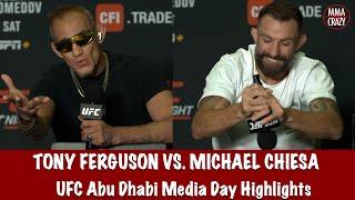 UFC Abu Dhabi Tony Ferguson vs. Michael Chiesa Media Day Highlights