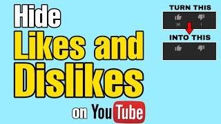 How To Hide Likes And Dislikes On YouTube Video 2020