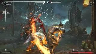 Scorpion Hellfire 135% Combo MKX