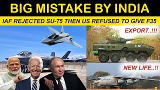 Indian Defence NewsUS to India NO F-35s Shocking Twist After India Rejects Russias SU-75Whap Ex