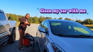 Clean and decorate my car with me