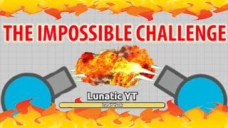 THE IMPOSSIBLE TANK CHALLENGE - Diep.io NO Upgrades MAX Level