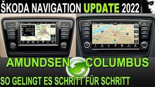  Navigation Update Tutorial Škoda Amundsen Columbus Kartenmaterial aktualisieren ► So geht es