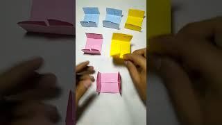 Amazing paper cube with paper  Paper Cube - Easy Origami#shorts