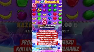 Sweet Bonanza 5000 X   100 TL İLE MAX WİN ALDIK