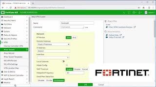 Fortinet How to Setup a Route-Based IPSec VPN Tunnel on a FortiGate Firewall