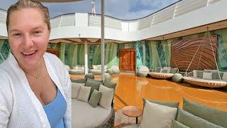 My Solo Disney Wish Cruise 2024 Day 2  Rainforest Room Spa Day 1923 Lunch & Dinner + Shopping