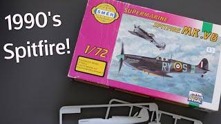 Unboxing the 90s Vintage Směr Spitfire Mk.Vb in 172 scale - Unboxing Review