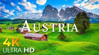 12 HOURS DRONE FILM  AUSTRIA in 4K  + Relaxation Film 4K  Beautiful places in the world 4k 