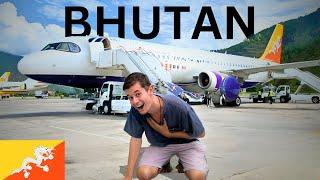 LANDING IN THE WORLDS MOST DANGEROUS AIRPORT BHUTAN