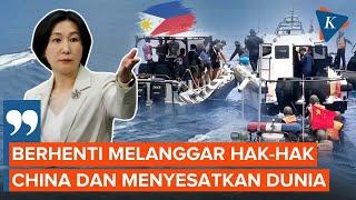 China Kembali Peringatkan Filipina Berhenti Lakukan Provokasi di Laut China Selatan