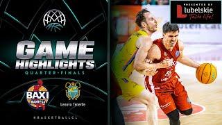 BAXI Manresa v Lenovo Tenerife  Quarter Finals Game 2  HL - Basketball Champions League 202223