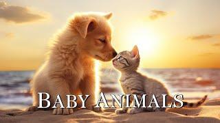 Baby Animals - Lovely Wild Cute Animals With Relaxing Music Colorfully Dynamic