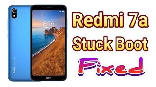 Redmi 7a flashing firmware to fix stuck boot.