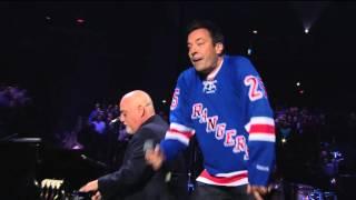 Billy Joel and Jimmy Fallon Start Me Up MSG - January 7 2016