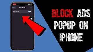 How to Block popup ads in iPhone apps stop popup ads on iPhone #Safari #Chrome #Apple