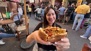 Trying Moroccan Street Food in Marrakech Morocco 