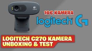 Logitech C270 Webcam Unboxing & Test  PERFEKTE & GÜNSTIGSTE 16€ LIVESTREAM KAMERA