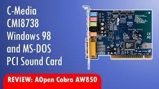 C-Media CMI8738 Retro Sound Card Review Windows 98 and DOS